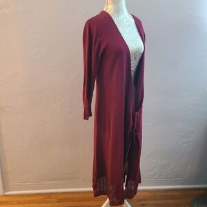 Banana Republic Long Open Front Sweater Cardigan Duster Kimono - size Medium